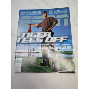 ESPN The Magazine June 7 1999 Tiger Woods Golf Cover NBA Playoffs